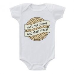 Дитячий бодік Вафлі дуже дивні справи - PrintSalon