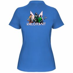 Женское поло Valorant characters - PrintSalon