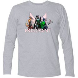 Футболка с длинным рукавом Valorant characters - PrintSalon