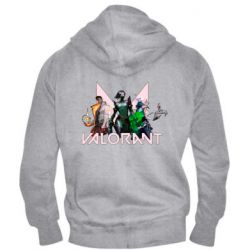 Мужское худи на молнии Valorant characters-PrintSalon Мужское худи на молнии Valorant characters