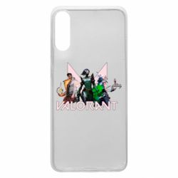 Чехол для Samsung A70 Valorant characters