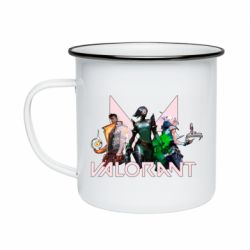 Кружка эмалированная Valorant characters