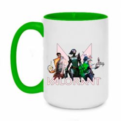 Чашка двухцветная 420ml Valorant characters - PrintSalon