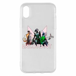 Чехол для iPhone X/Xs Valorant characters