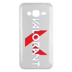 Чехол для Samsung J3 2016 Valorant glitsh logo - PrintSalon