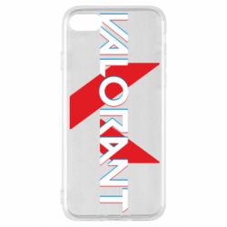 Чехол для iPhone SE 2022 Valorant glitsh logo - PrintSalon