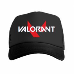 Кепка-тракер Valorant glitsh logo - PrintSalon