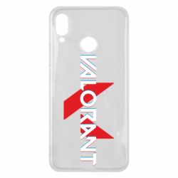Чехол для Huawei P Smart Plus 2018 Valorant glitsh logo - PrintSalon