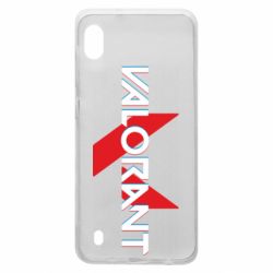 Чехол для Samsung A10 Valorant glitsh logo - PrintSalon