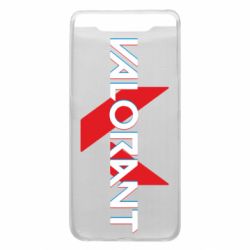Чехол для Samsung A80 Valorant glitsh logo - PrintSalon