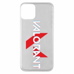 Чехол для iPhone 11 Valorant glitsh logo - PrintSalon