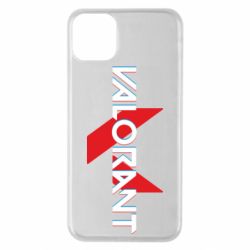 Чехол для iPhone 11 Pro Max Valorant glitsh logo - PrintSalon