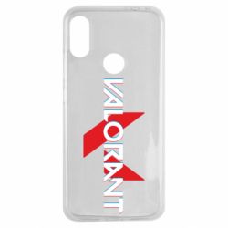 Чехол для Xiaomi Redmi Note 7 Valorant glitsh logo - PrintSalon