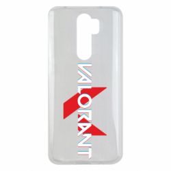 Чехол для Xiaomi Redmi Note 8 Pro Valorant glitsh logo - PrintSalon