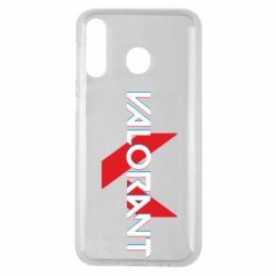 Чехол для Samsung M30 Valorant glitsh logo - PrintSalon