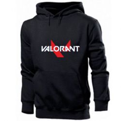 Мужское худи Valorant glitsh logo - PrintSalon