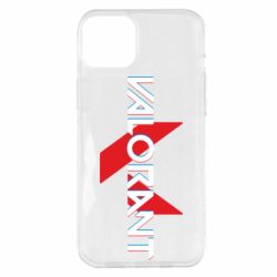 Чехол для iPhone 14 Plus Valorant glitsh logo - PrintSalon