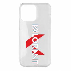 Чехол для iPhone 14 Pro Max Valorant glitsh logo - PrintSalon