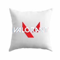 Подушка Valorant glitsh logo - PrintSalon