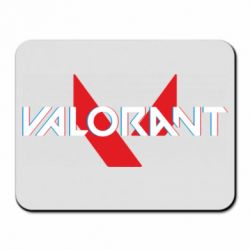 Коврик для мыши Valorant glitsh logo - PrintSalon