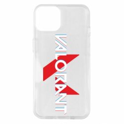 Чехол для iPhone 14 Valorant glitsh logo - PrintSalon