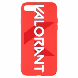 Чехол для iPhone 7 Valorant glitsh logo - PrintSalon