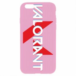 Чехол для iPhone 6/6S Valorant glitsh logo - PrintSalon