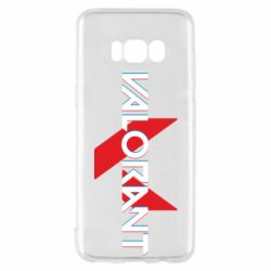 Чехол для Samsung S8 Valorant glitsh logo - PrintSalon
