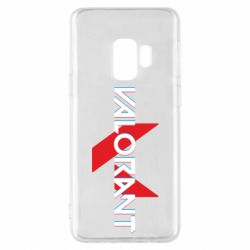 Чехол для Samsung S9 Valorant glitsh logo - PrintSalon