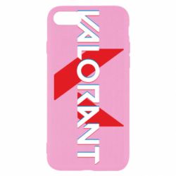 Чехол для iPhone 8 Valorant glitsh logo - PrintSalon