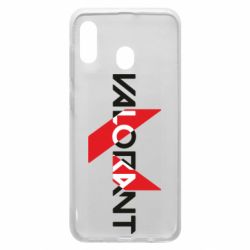 Чохол для Samsung A20 Valorant logo intersection-PrintSalon Чохол для Samsung A20 Valorant logo intersection