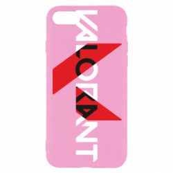 Чехол для iPhone 8 Valorant logo intersection