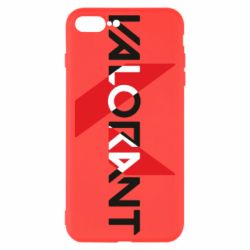 Чехол для iPhone 8 Plus Valorant logo intersection