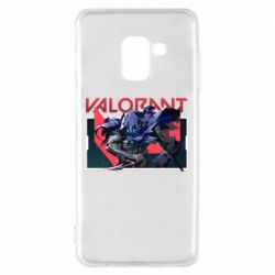 Чохол для Samsung A8 2018 Valorant Omen art - PrintSalon