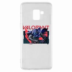 Чохол для Samsung A8+ 2018 Valorant Omen art - PrintSalon