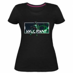 Жіноча преміум футболка Valorant player - PrintSalon