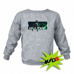 Дитячий світшот Valorant player - PrintSalon