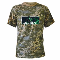 Камуфляжна футболка Valorant player - PrintSalon
