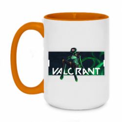 Чашка двокольорова велика Valorant player - PrintSalon