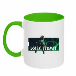 Чашка двокольорова Valorant player - PrintSalon