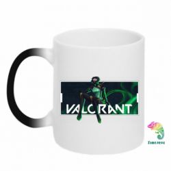 Чашка-хамелеон Valorant player - PrintSalon