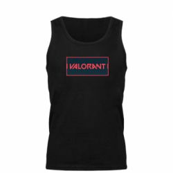 Мужская майка Valorant text - PrintSalon
