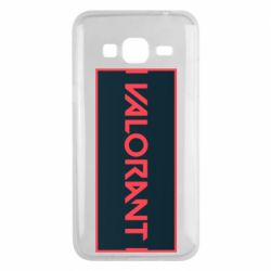 Чехол для Samsung J3 2016 Valorant text - PrintSalon