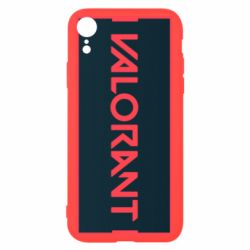 Чехол для iPhone XR Valorant text