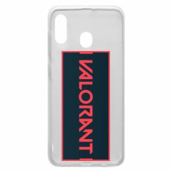 Чехол для Samsung A20 Valorant text - PrintSalon