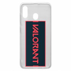 Чехол для Samsung A30 Valorant text - PrintSalon