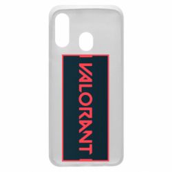 Чехол для Samsung A40 Valorant text - PrintSalon
