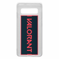 Чехол для Samsung S10 Valorant text - PrintSalon