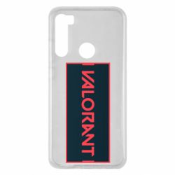 Чехол для Xiaomi Redmi Note 8 Valorant text - PrintSalon
