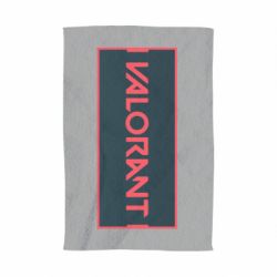 Полотенце с принтом Valorant text - PrintSalon
